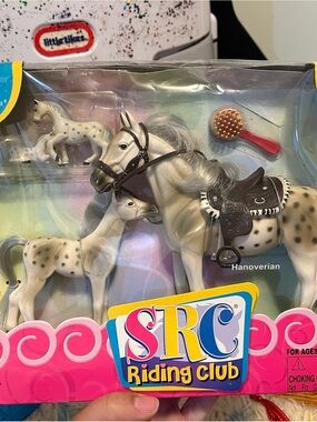 Kid Kore SRC Riding Club Appaloosa Spotted Horse Collection Toy Set